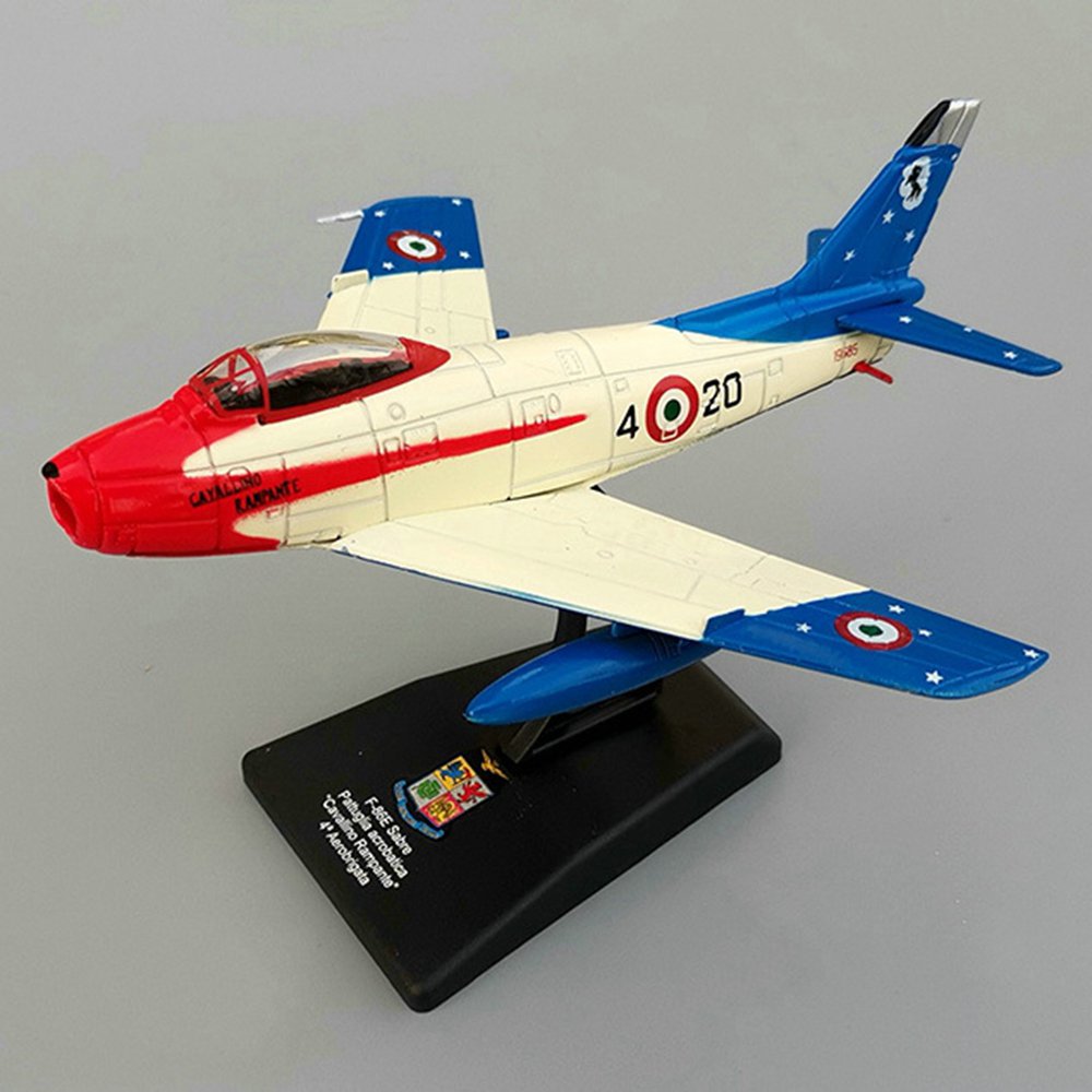 North American F-86 Sabre Transonic Jet Fighter 1/100 Scale Diecast Aircraft Model