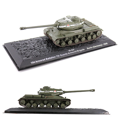 1/72 Scale 1945 IS-2M WWII Soviet Heavy Tank Diecast Model