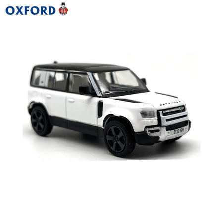 1/76 Scale Land Rover Defender 110 X White Diecast Model Car