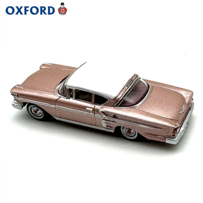 1/87 Scale 1958 Chevrolet Impala Sport Coupe Diecast Model Car