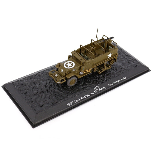 1/72 Scale 1945 WWII US M21 Army Mortar Motor Carriage (MMC) Diecast Model