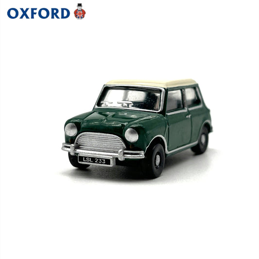 1/76 Scale Austin Mini Green Diecast Model Car