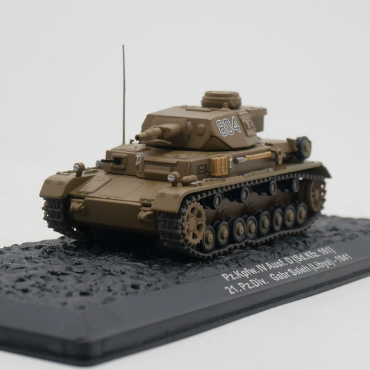 1/72 Scale 1941 Panzer IV Sd.Kfz. 161 WWII German Tank Diecast Model