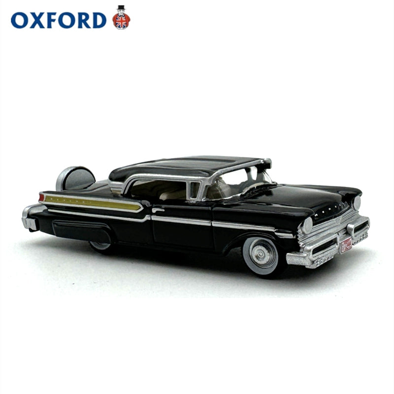 1/87 Scale 1957 Mercury Montclair Black Diecast Model Car