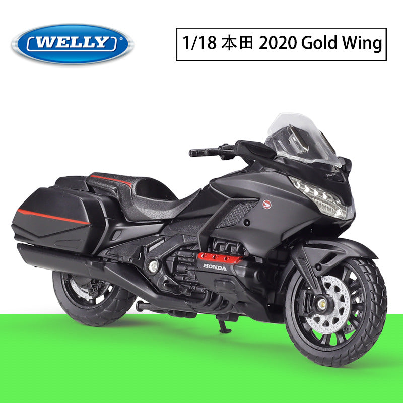 1/18 Scale Honda Gold Wing Touring Motorcycle Diecast Model