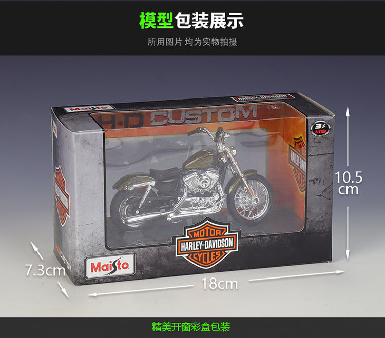 1/18 Scale 2013 Harley-Davidson XL1200V Seventy-Two Diecast Model Motorcycle