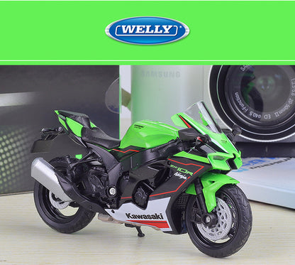 1/18 Scale 2021 Kawasaki Ninja ZX-10R Motorcycle Diecast Model