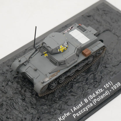 1/72 Scale 1939 Panzer I Sd.Kfz. 101 WWII German Light Tank Diecast Model