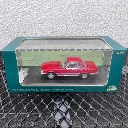 1/64 Scale 1973 Mercedes-Benz 450SL Vintage Sports Car Diecast Model