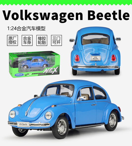 1/24 Scale Volkswagen Beetle Diecast Model Car