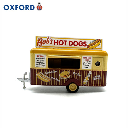 1/76 Scale Bob's Hot Dogs Mobile Trailer Diecast Model