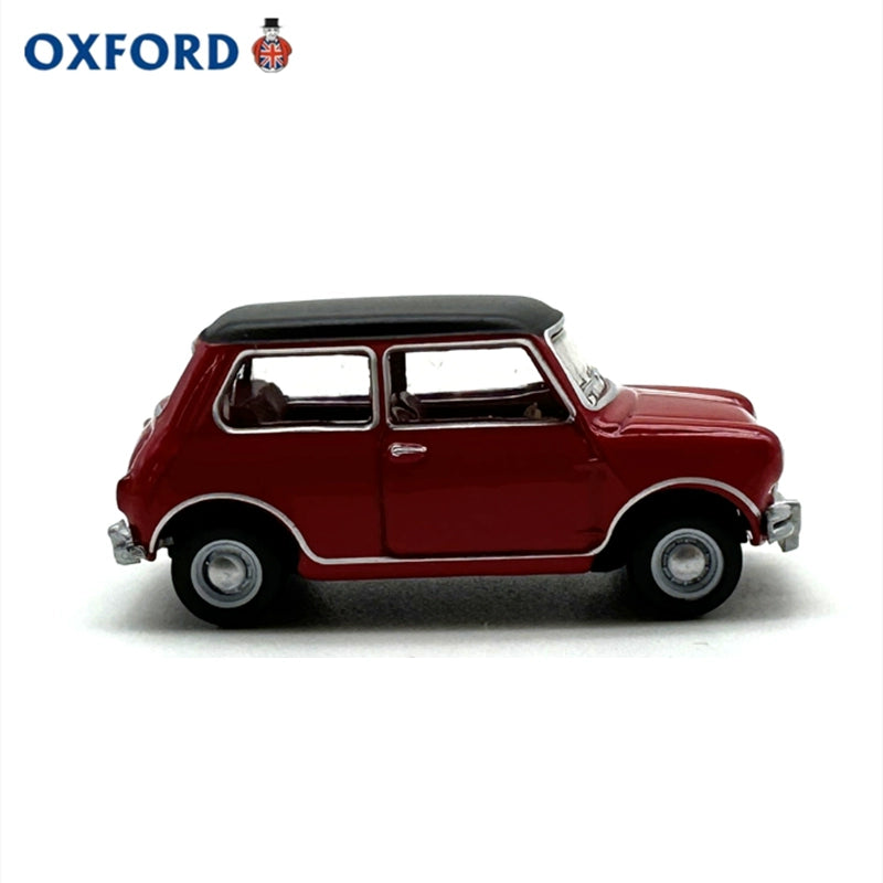 1/76 Scale Austin Cooper Mini Red/Black Diecast Model Car