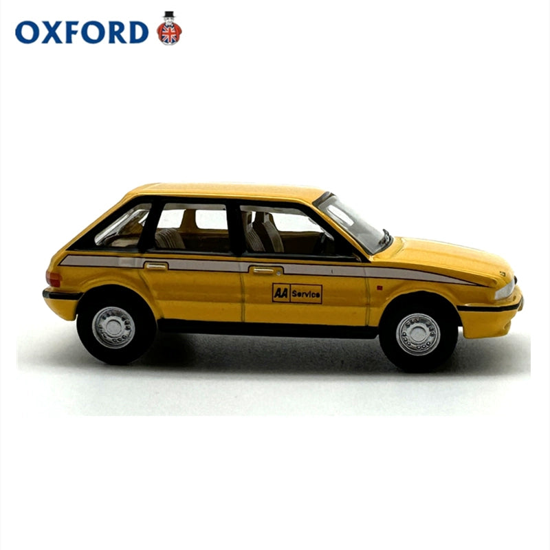 1/76 Scale Austin Maestro Yellow Diecast Model Car