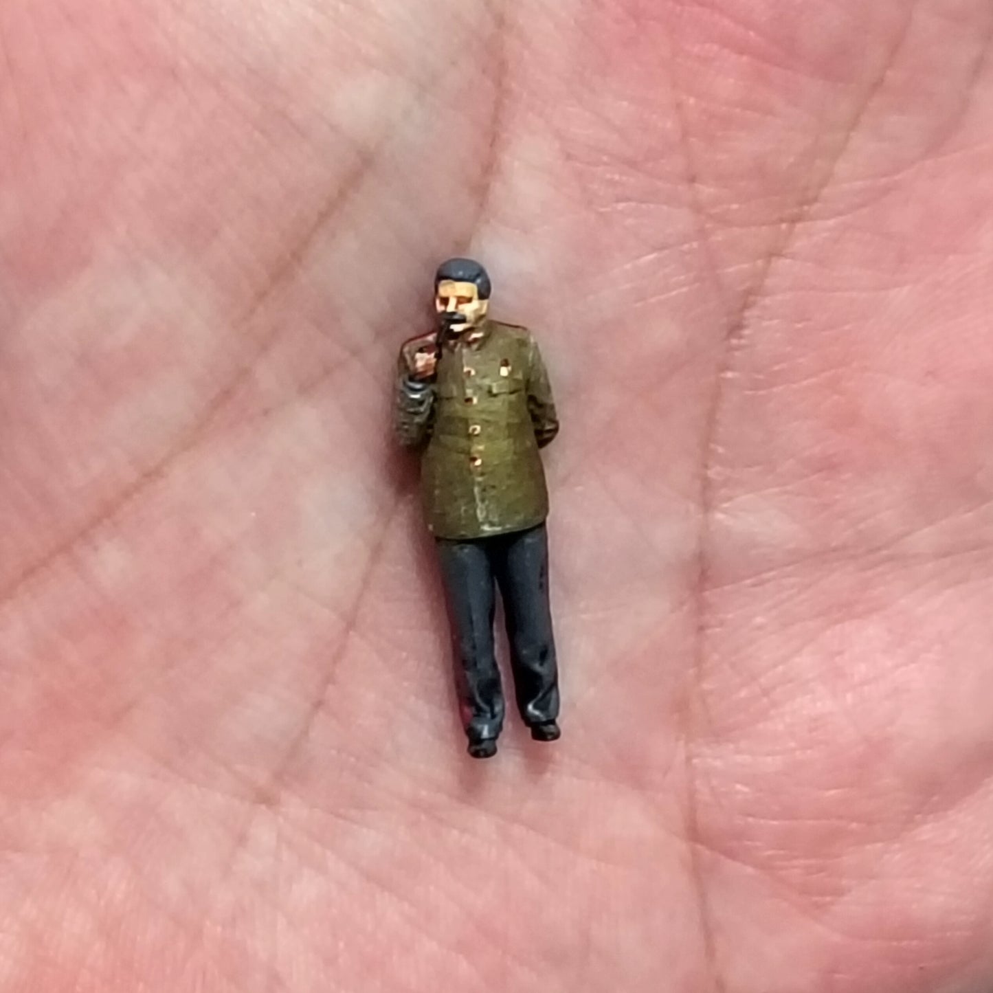 1/72 Scale Joseph Stalin Miniature Painted Figurine Diorama