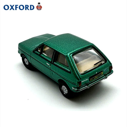 1/76 Scale Ford Fiesta Mk1 Jade Green Diecast Model Car