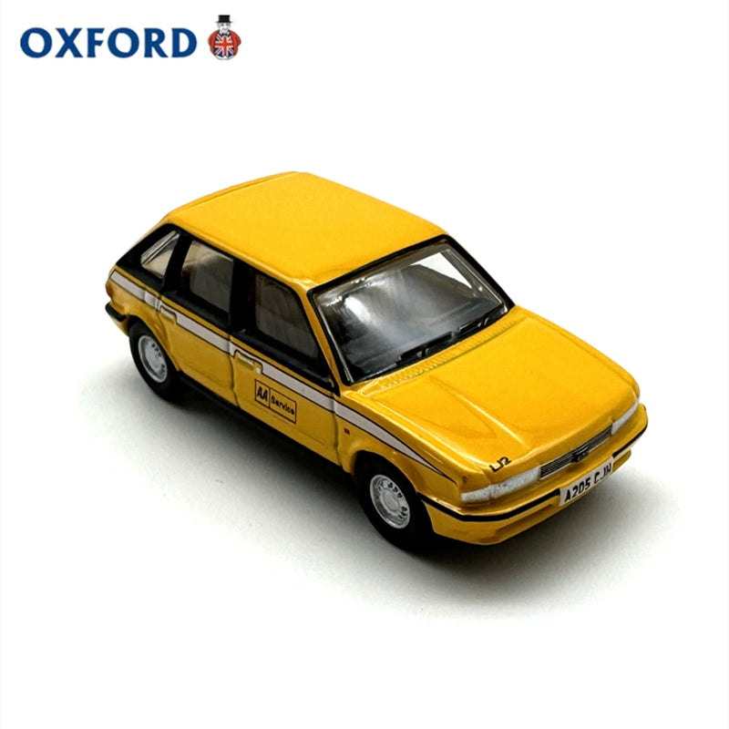 1/76 Scale Austin Maestro Yellow Diecast Model Car