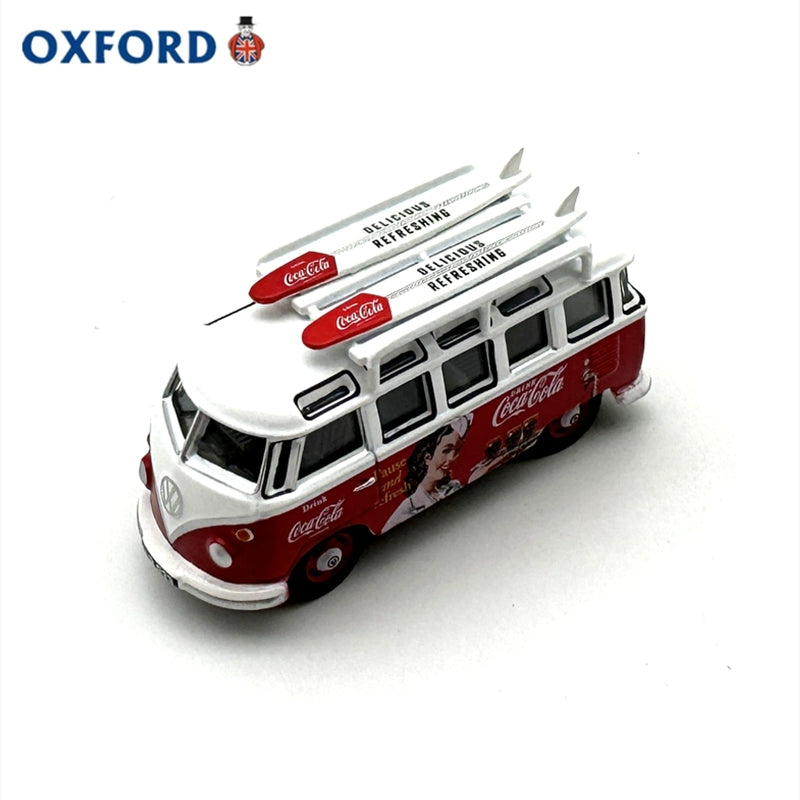 1/76 Scale Volkswagen Type 2 T1 Bus & Surfboards Diecast Model