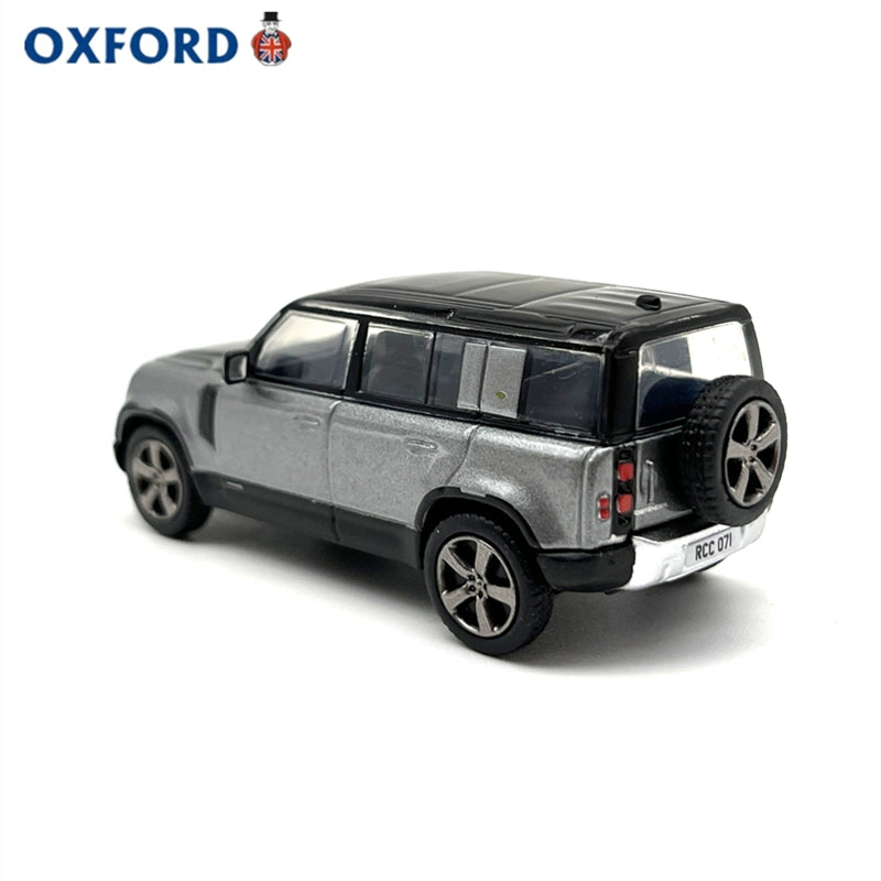 1/76 Scale Land Rover Defender 110 X Grey Diecast Model Car