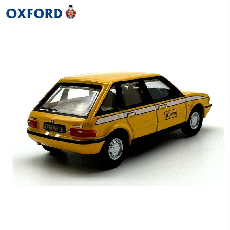 1/76 Scale Austin Maestro Yellow Diecast Model Car