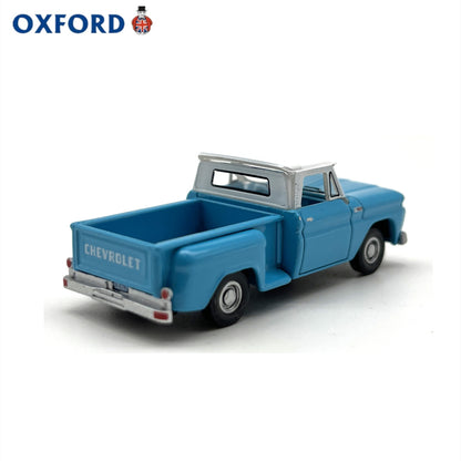 1/87 Scale 1965 Chevrolet Stepside Pickup Truck Blue Diecast Model