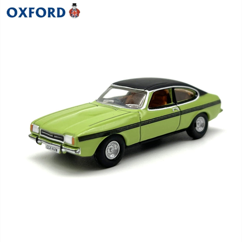 1/76 Scale Ford Capri Mk II Green Diecast Model Car