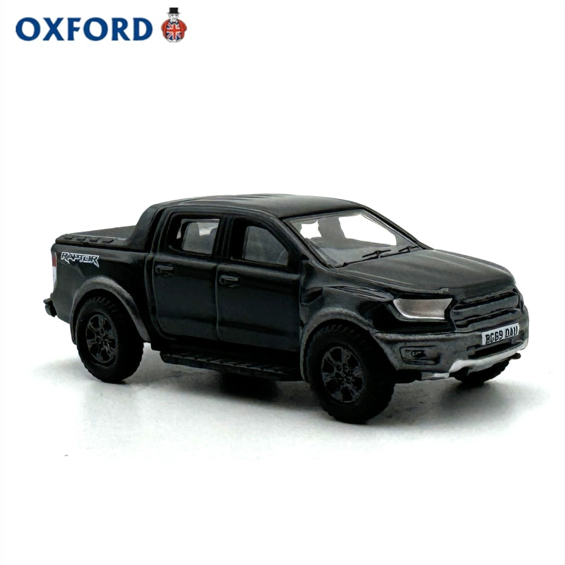 1/76 Scale Ford Ranger Raptor Black Pickup Truck Diecast Model