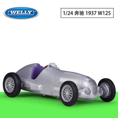 1/24 Scale 1937 Mercedes-Benz W125 Grand Prix Racing Car Diecast Model