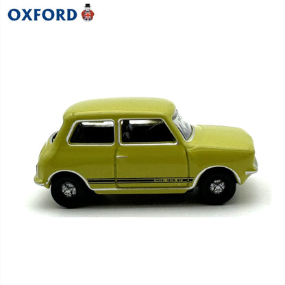 1/76 Scale Mini 1275 Yellow Diecast Model Car