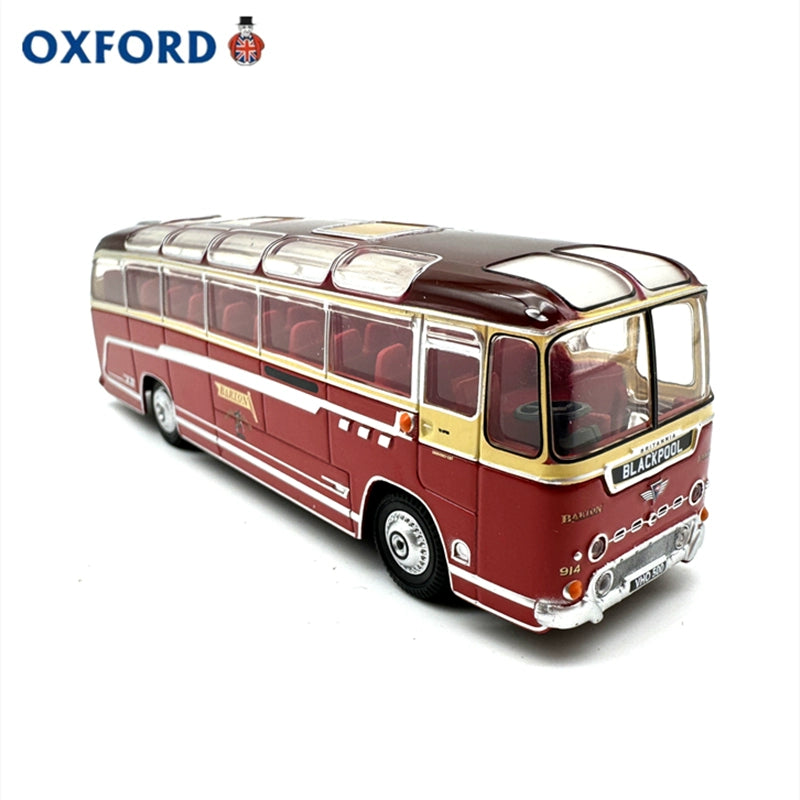 1/76 Scale Duple Britannia Coach Red Diecast Model