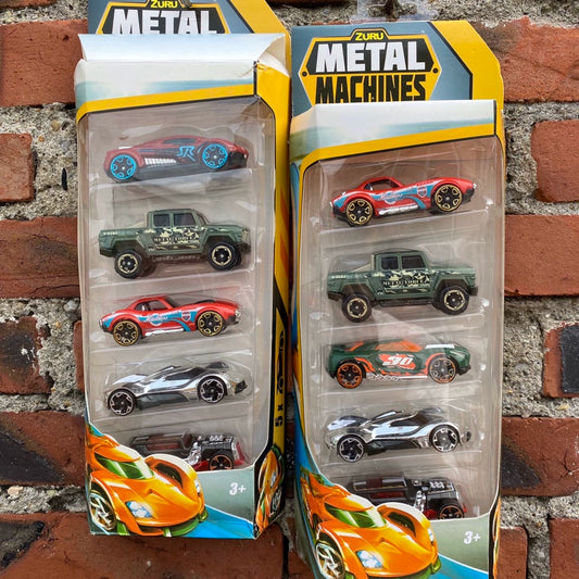 1/64 Scale Zuru Metal Machines 5 Cars Pack Diecast Model