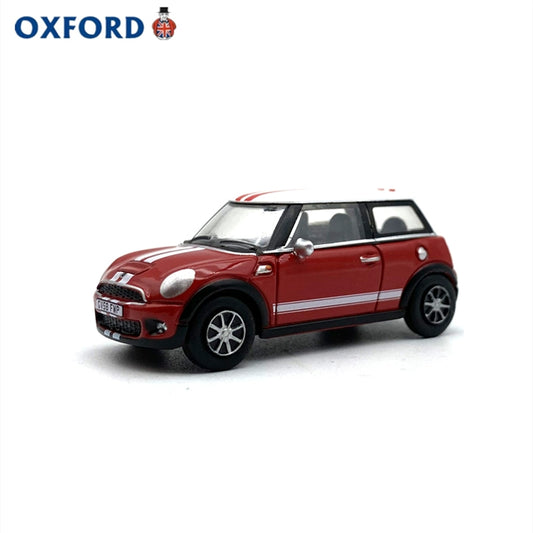 1/76 Scale Mini Cooper S Red Diecast Model Car