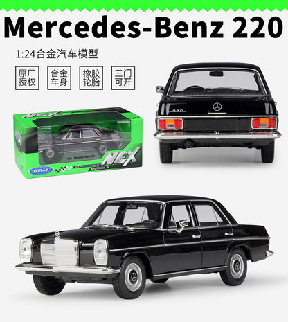 1/24 Scale Mercedes-Benz W115 220 Sedan Diecast Model Car