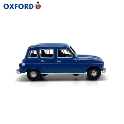 1/76 Scale Renault 4 Blue Diecast Model Car