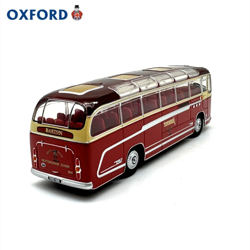 1/76 Scale Duple Britannia Coach Red Diecast Model