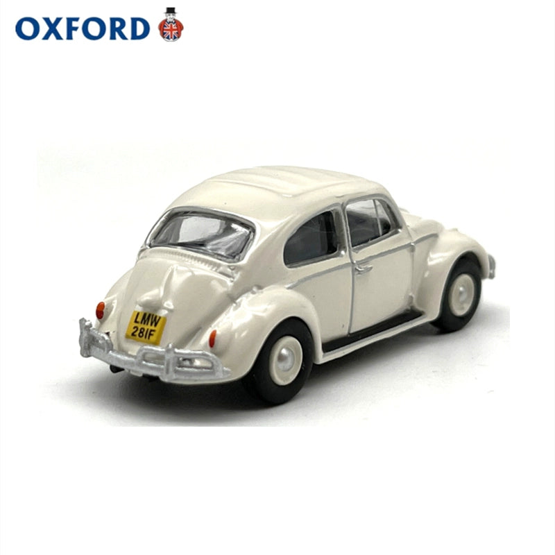 1/76 Scale Volkswagen Beetle White Diecast Model Car