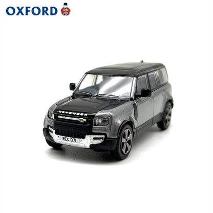 1/76 Scale Land Rover Defender 110 X Grey Diecast Model Car