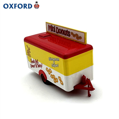 1/76 Scale Mini Donuts Mobile Trailer Diecast Model