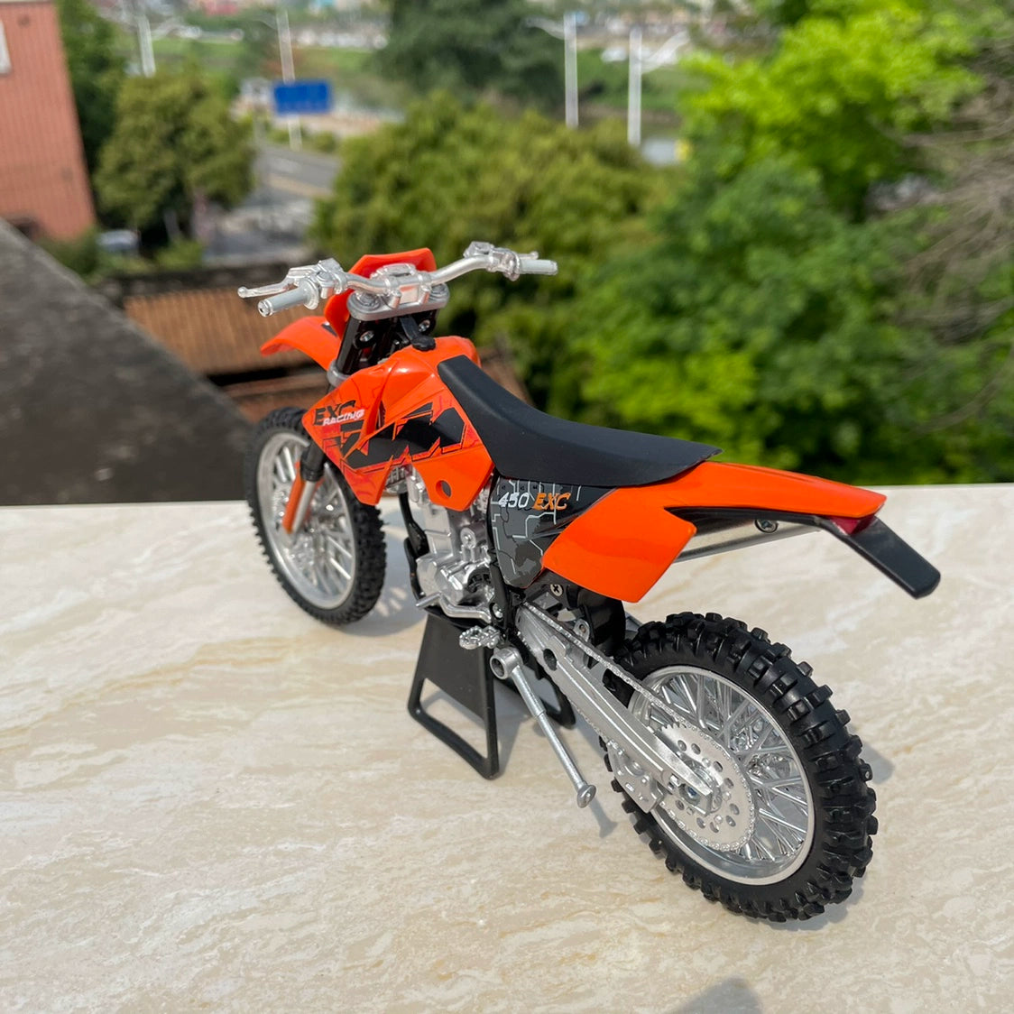 1/12 Scale KTM 450 EXC Off-Road Motorcycle Diecast Model