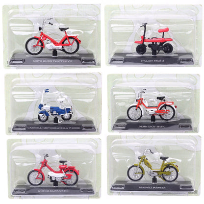 1/18 Scale Italy Motorcycle Carnielli Italjet Moto Guzzi Demn Dick Piaggio Ciao Diecast Model