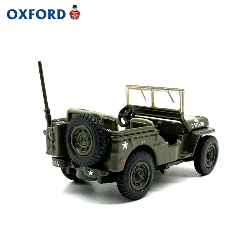 1/76 Scale Willys MB Jeep US Army Diecast Model Car