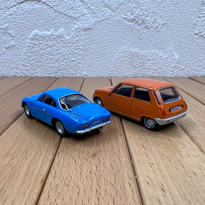 1/54 Scale Renault R5 & Alpine A110 Diecast Model Cars