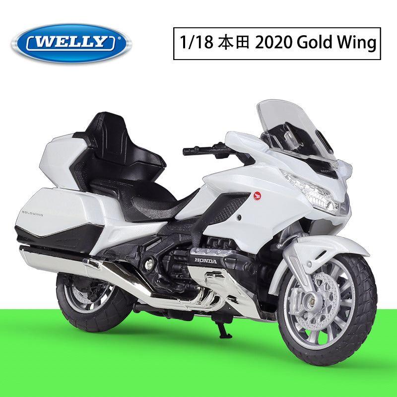 1/18 Scale Honda Gold Wing Touring Motorcycle Diecast Model