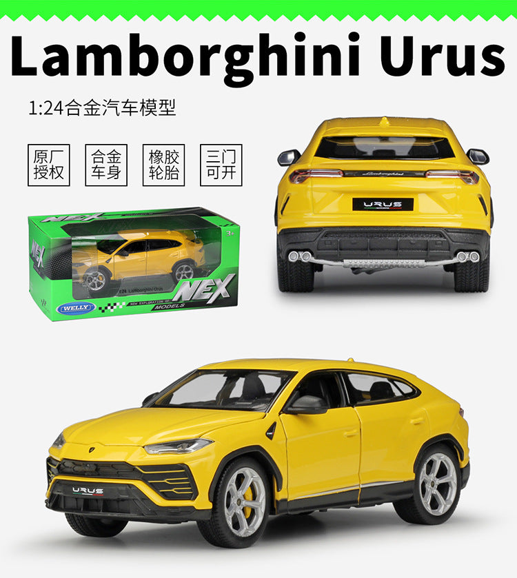 1/24 Scale Lamborghini Urus Luxury SUV Diecast Model Car