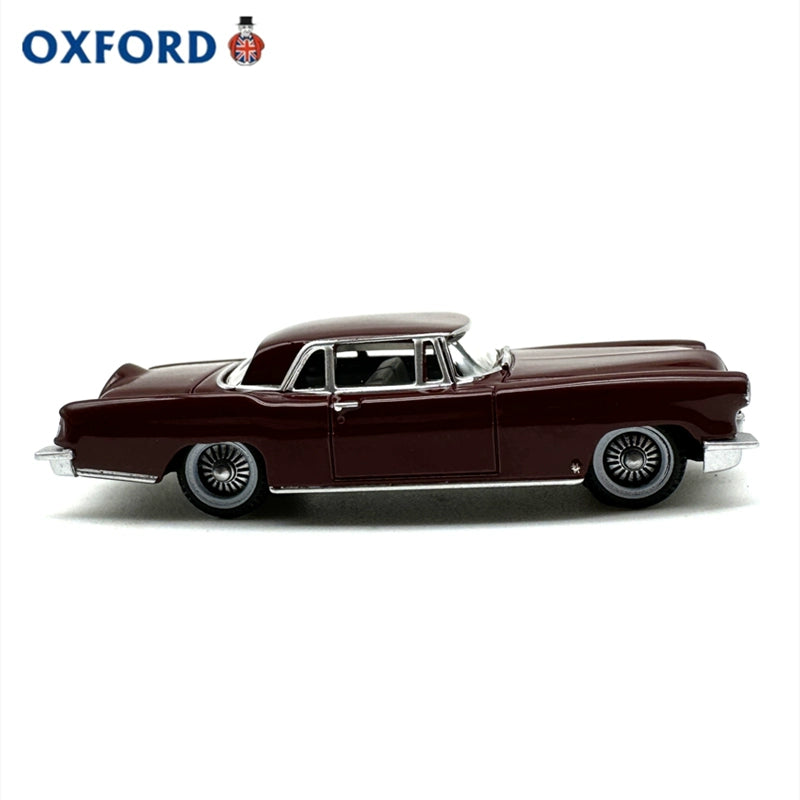 1/87 Scale 1956 Continental Mark II Dark Red Diecast Model Car