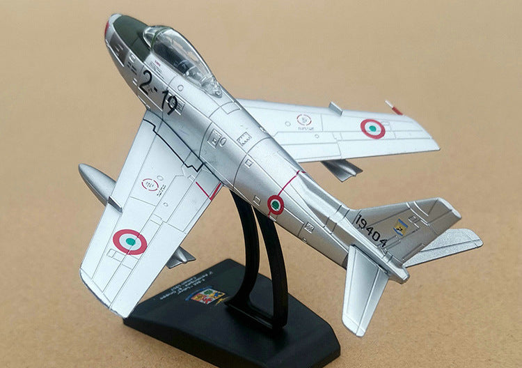 North American F-86 Sabre Transonic Jet Fighter 1/100 Scale Diecast Aircraft Model