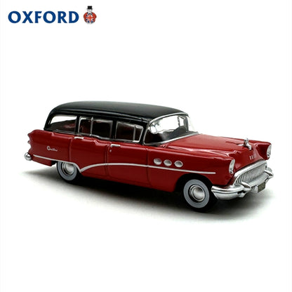 1/87 Scale 1954 Buick Century Estate Wagon Red Diecast Model Car