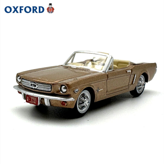 1/87 Scale 1965 Ford Mustang Convertible Diecast Model Car