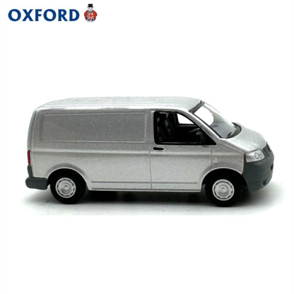 1/76 Scale Volkswagen Transporter T5 Van Silver Diecast Model