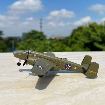 1/144 Scale North American B-25 Mitchell WWII Bomber Diecast Model Aircraft