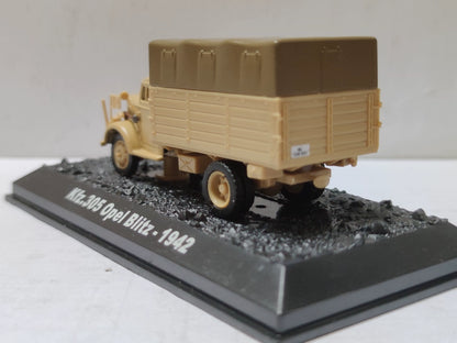 1/72 Scale 1942 Opel Blitz WWII German Kfz.305 Army Truck Diecast Model